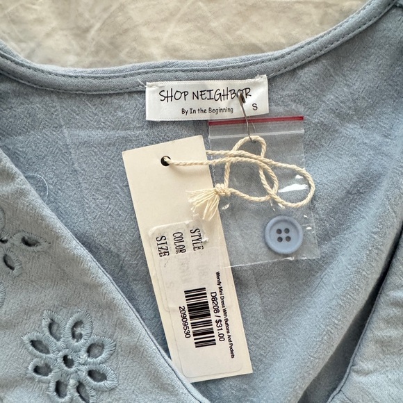 Poppy Collared Mini Dress — NWT szS - Picture 3 of 6